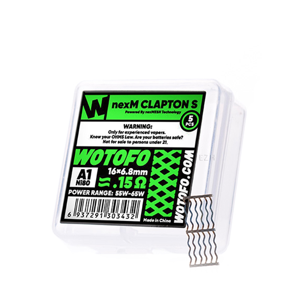 5x Wotofo NexM Clapton S Wire 0,15 Ohm