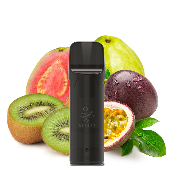 2x Elfbar ELFA CP Prefilled Pod Kiwi Passion Fruit Guava 2ml