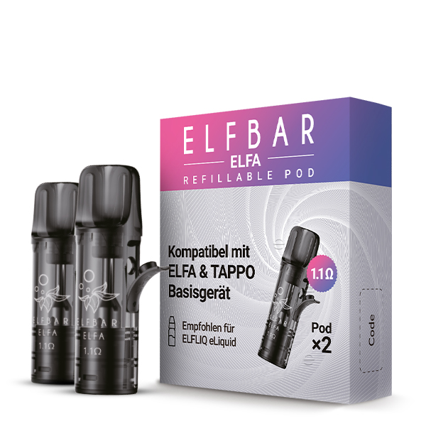 2x Elfbar Refillable Pods 2ml