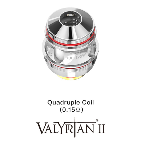 2x Uwell Valyrian 2 Quadruple Verdampferköpfe 0,15 Ohm