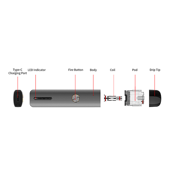 Uwell Caliburn G Kit 690 mAh 2ml