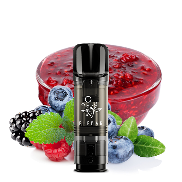 2x Elfbar ELFA CP Prefilled Pod Berry Snoow 2ml