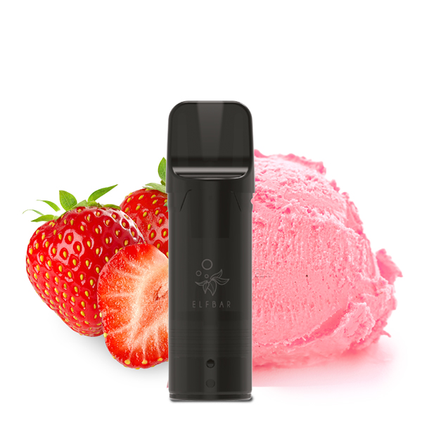 2x Elfbar ELFA CP Prefilled Pod Strawberry Ice Cream 2ml