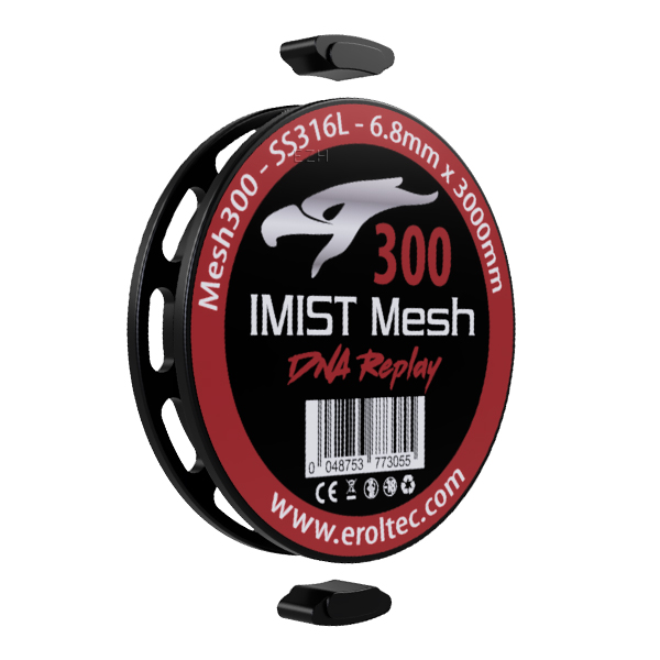 IMIST SS316L Mesh Wire 300 Wickeldraht 3m