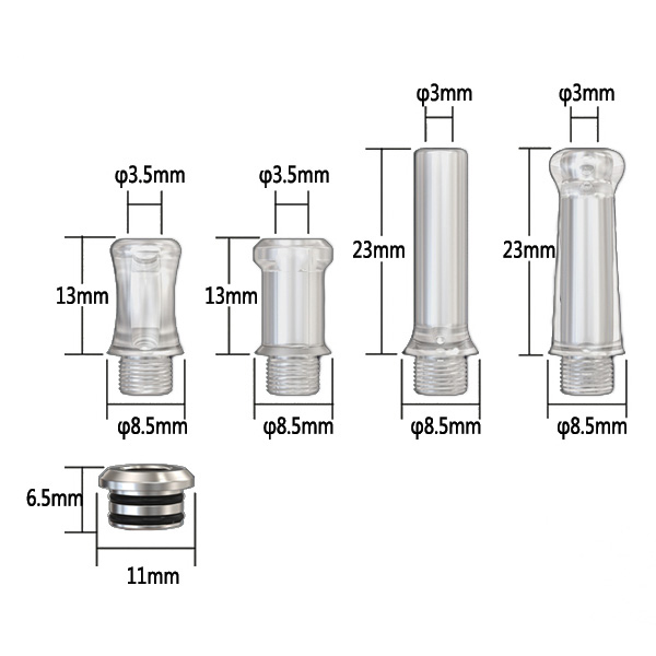 Ambition Mods 510er DL und MTL 4 in 1 Drip Tip Set