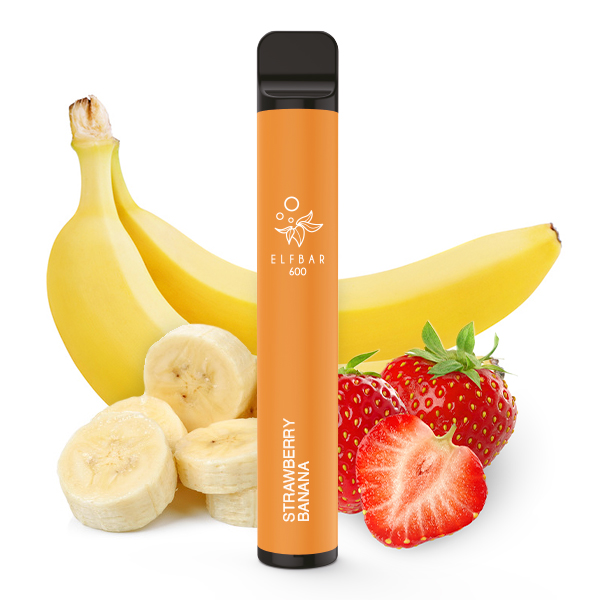 Elfbar 600 Strawberry Banana Einweg E-Zigarette