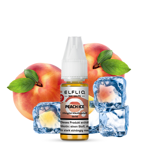 Elfbar Elfliq Peach Ice Nikotinsalz Liquid 10ml