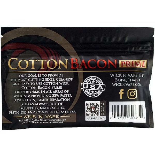 Cotton Bacon Prime von Wick N Vape