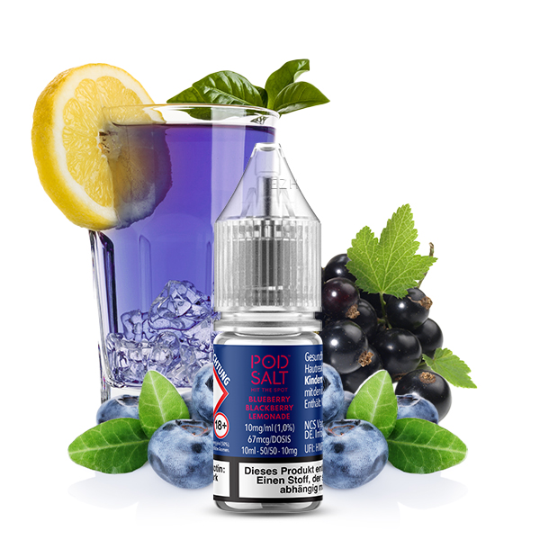 Pod Salt XTRA Blueberry Blackberry Lemonade Nikotinsalz Liquid 10ml