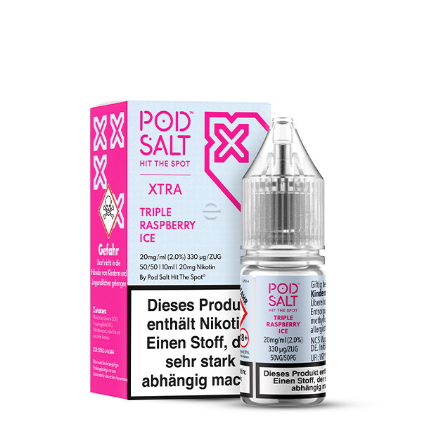 Pod Salt XTRA Triple Raspberry Ice Nikotinsalz Liquid 10ml