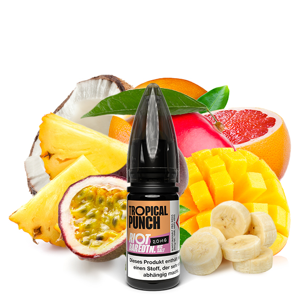 Riot Squad Bar Edition Tropical Punch Nikotinsalz Liquid 10ml