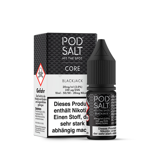 Pod Salt Core Black Jack Nikotinsalz Liquid 10ml