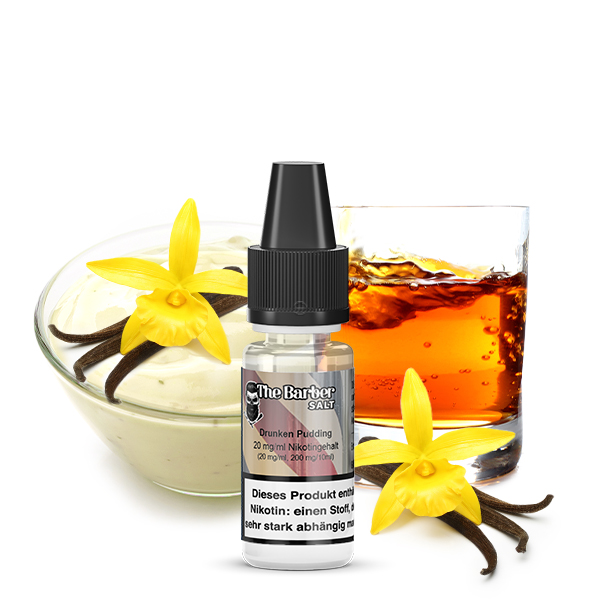 THE BARBER by Kapkas Flava Drunken Pudding Nikotinsalz Liquid 10ml