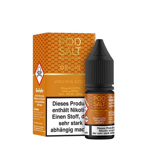 Pod Salt Origin Virginia Gold Nikotinsalz Liquid 10ml