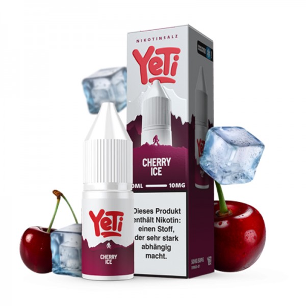 Yeti Summit Cherry Ice Overdosed Nikotinsalz Liquid 10ml