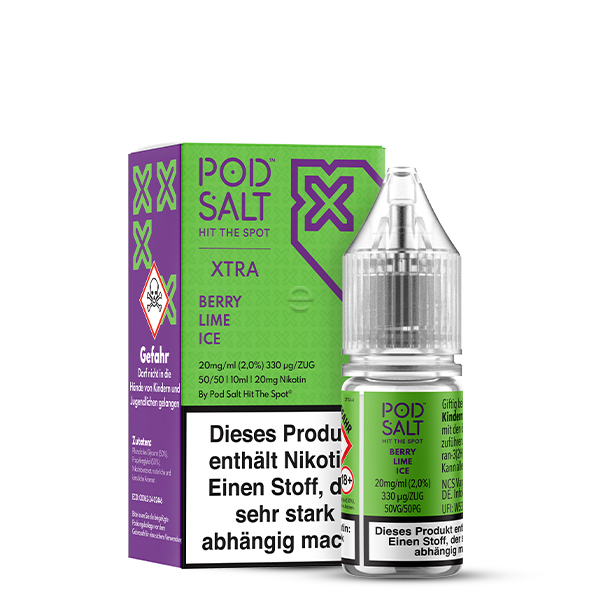 Pod Salt XTRA Berry Lime Ice Nikotinsalz Liquid 10ml