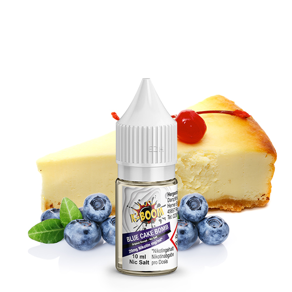 K-Boom Blue Cake Bomb Original Rezept Nikotinsalz Liquid 10ml