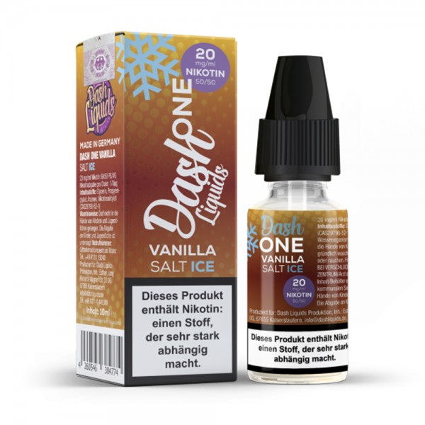 Dash Liquids One Vanilla Ice Nikotinsalz Liquid 10ml