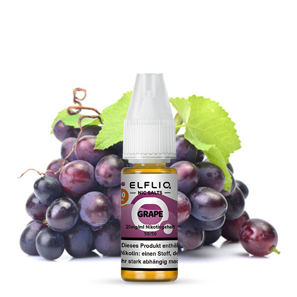 Elfbar Elfliq Grape Nikotinsalz Liquid 10ml