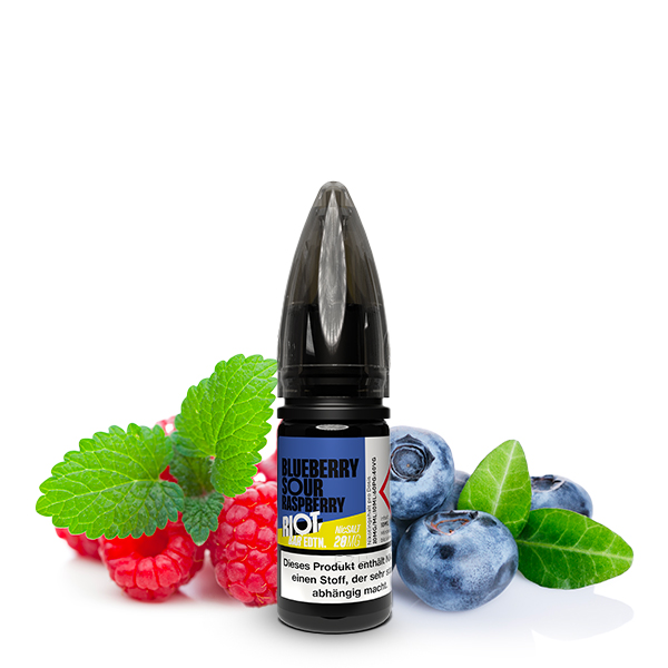 Riot Squad Bar Edition Blueberry Sour Raspberry Nikotinsalz Liquid 10ml