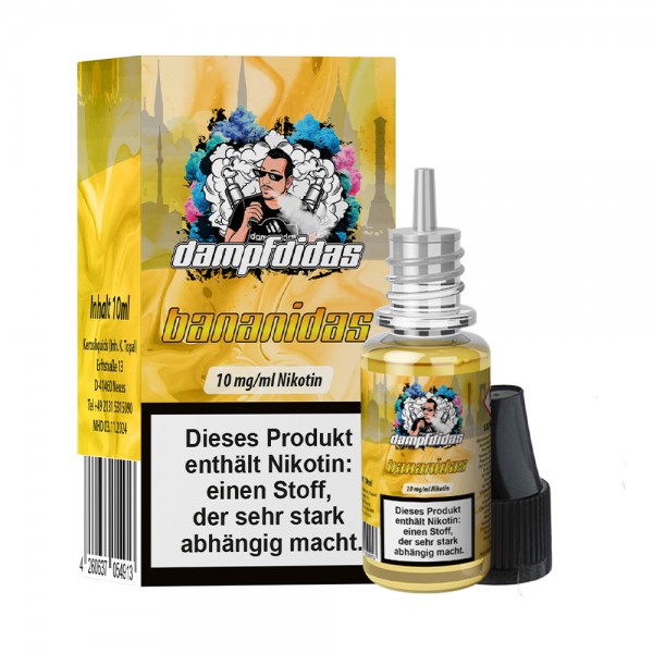 Dampfdidas Bananidas Nikotinsalz Liquid 10ml