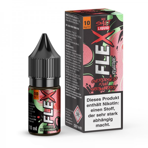 Revoltage Flex Overdosed Kiwi Strawberry Nikotinsalz Liquid 10ml