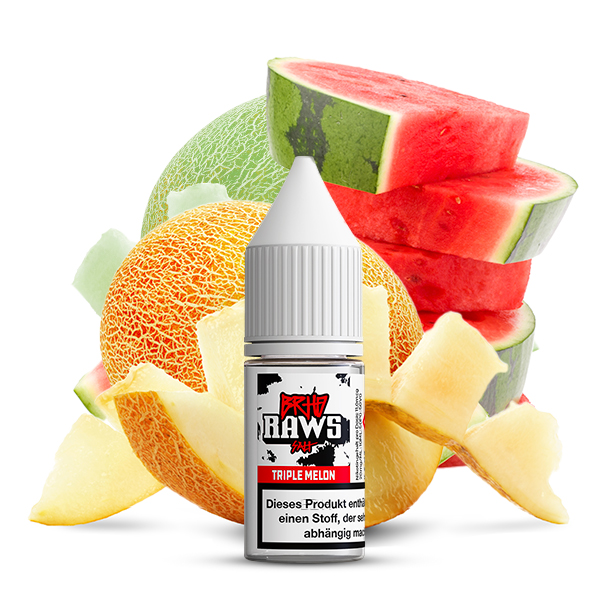 BAREHEAD Raws Triple Melon Nikotinsalz Liquid 10ml