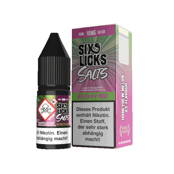 Sixs Licks Melon on my Mind Nikotinsalz Liquid 10ml