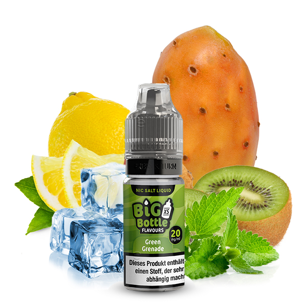 BIG BOTTLE Green Grenade Nikotinsalz Liquid 10ml