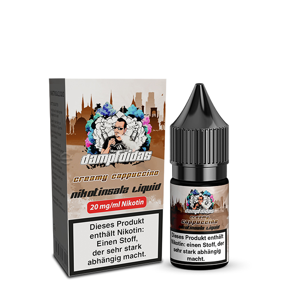 Dampfdidas Creamy Cappuccino Nikotinsalz Liquid 10ml