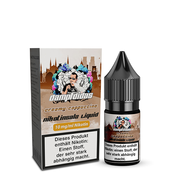 Dampfdidas Creamy Cappuccino Nikotinsalz Liquid 10ml