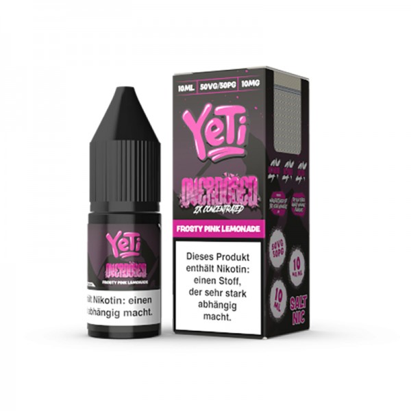 Yeti Frosty Pink Lemonade Overdosed Nikotinsalz Liquid 10ml