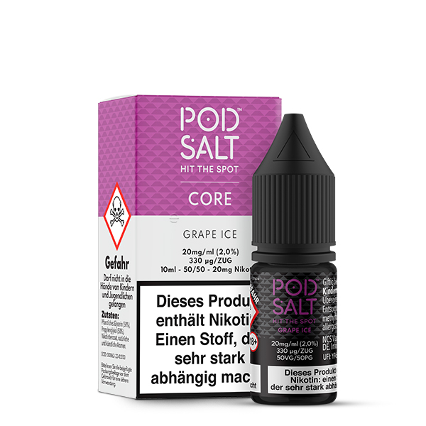 Pod Salt Core Grape Ice Nikotinsalz Liquid 10ml