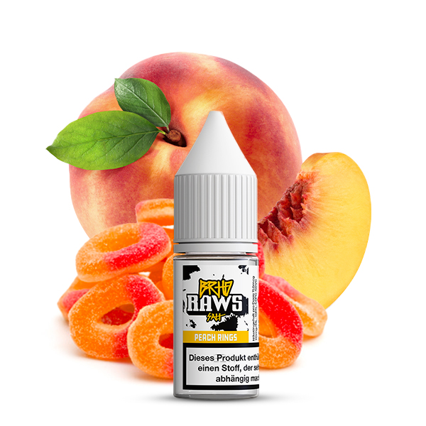 BAREHEAD Raws Peach Rings Nikotinsalz Liquid 10ml