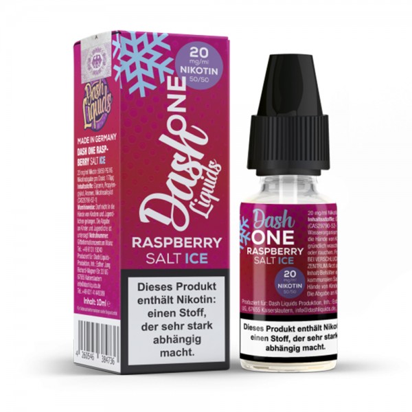 Dash Liquids One Raspberry Ice Nikotinsalz Liquid 10ml