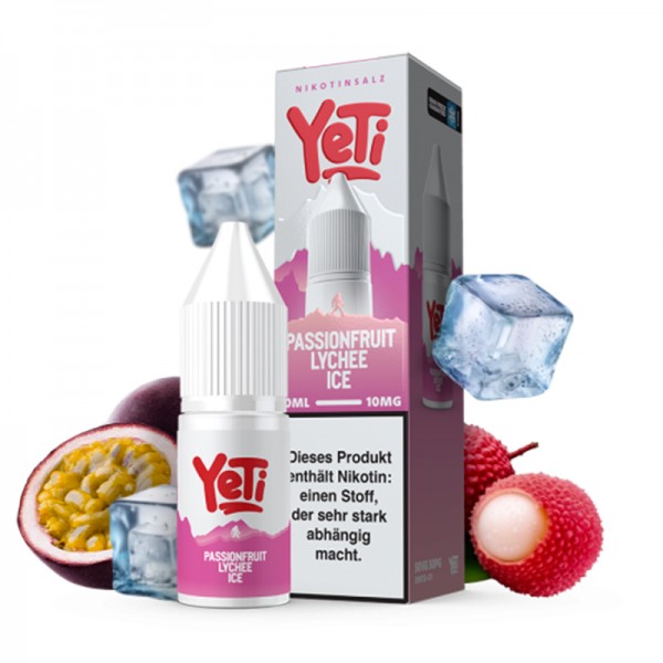 Yeti Summit Passionfruit Lychee Ice Overdosed Nikotinsalz Liquid 10ml