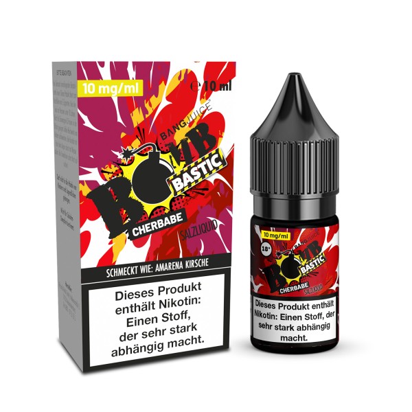 Bang Juice BOMBBASTIC Cherbabe Nikotinsalz Liquid 10ml