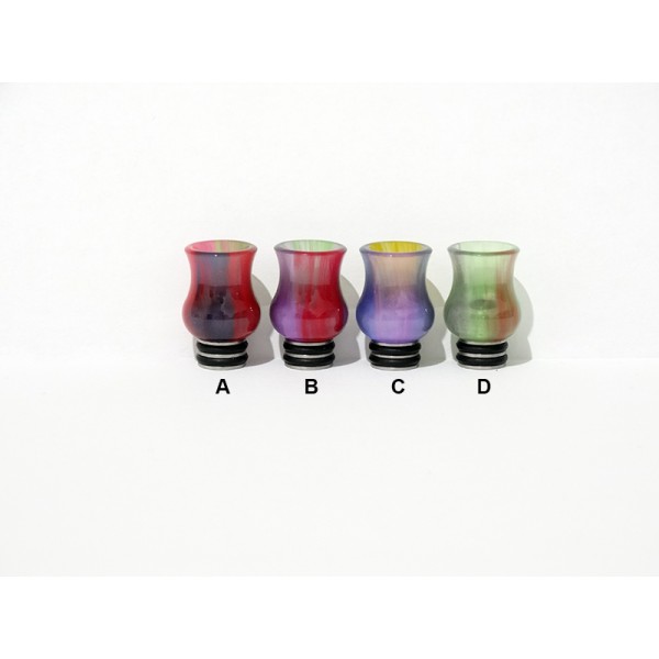 510er RESIN Edelstahl + Epoxidharz Drip Tip Vase Ghost | M16