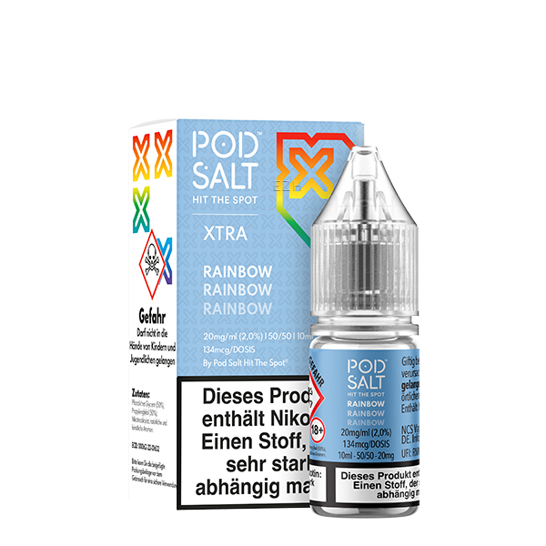 Pod Salt XTRA Rainbow Nikotinsalz Liquid 10ml