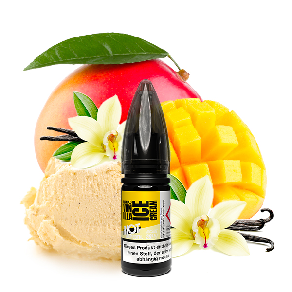 Riot Squad Bar Edition Mango Vanilla Ice Cream Nikotinsalz Liquid 10ml