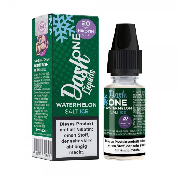 Dash Liquids One Watermelon Ice Nikotinsalz Liquid 10ml