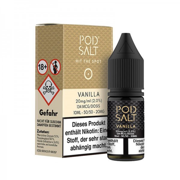 Pod Salt Vanilla Nikotinsalz Liquid 10ml