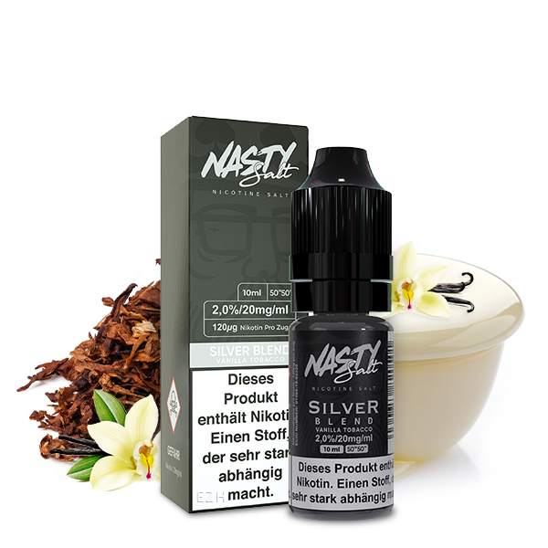 Nasty Juice Silver Blend Nikotinsalz Liquid 10ml