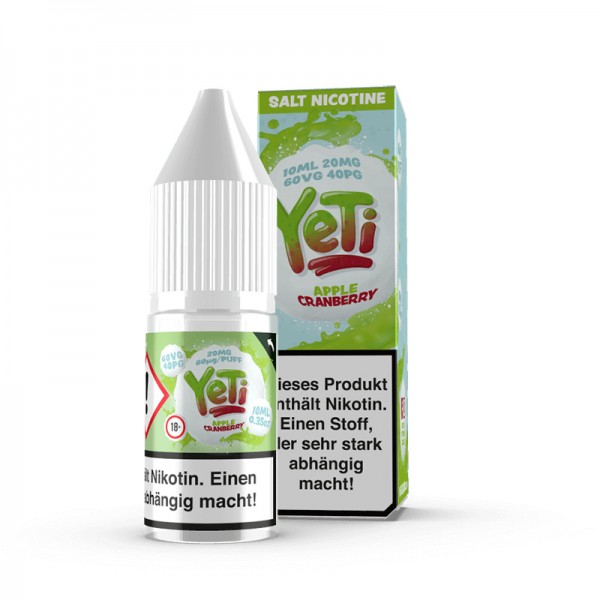 Yeti Apple Cranberry Nikotinsalz Liquid 10ml