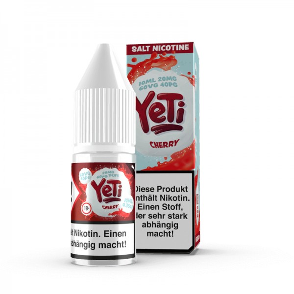 Yeti Cherry Nikotinsalz Liquid 10ml