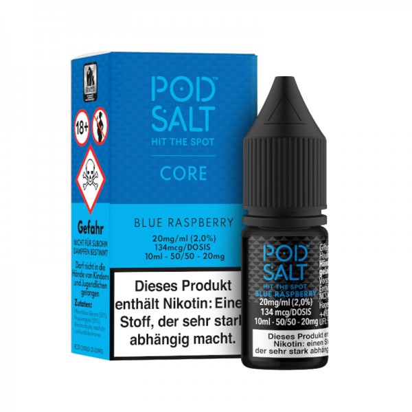 Pod Salt Core Blue Raspberry Nikotinsalz Liquid 10ml