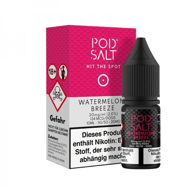 Pod Salt Watermelon Breeze Nikotinsalz Liquid 10ml