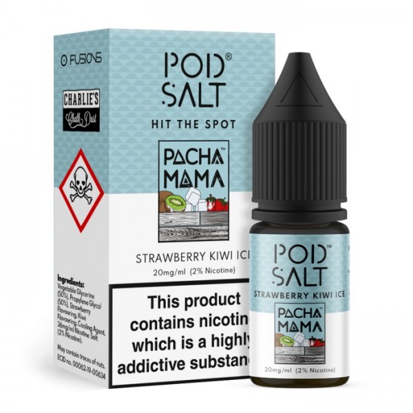 Pod Salt Fusions Strawberry Kiwi Ice Nikotinsalz Liquid 10ml