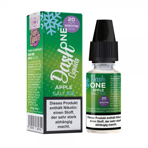 Dash Liquids One Apple Ice Nikotinsalz Liquid 10ml