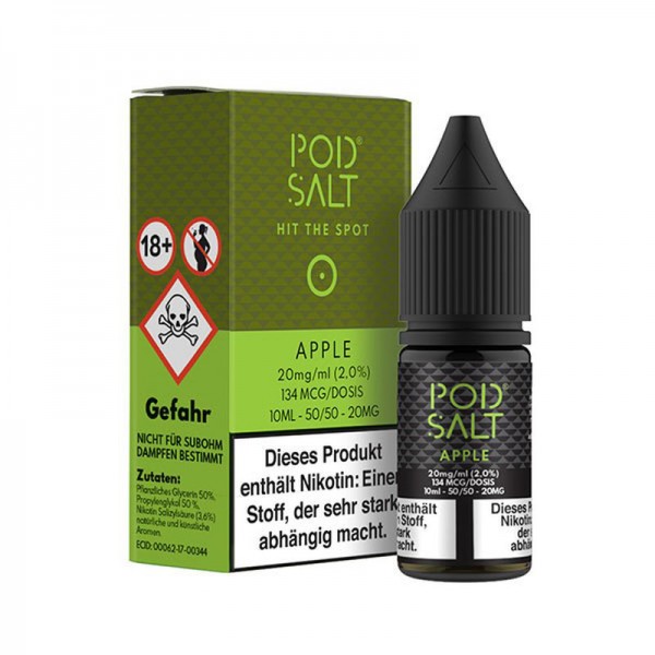 Pod Salt Apple Nikotinsalz Liquid 10ml